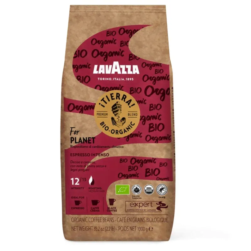 Кофе Lavazza Tierra Bio Organic Expert в зернах, 1кг, 1332300-0