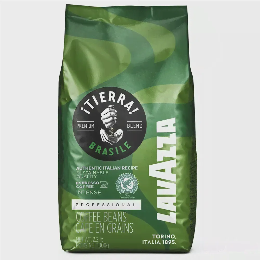 Кофе в зернах Lavazza Tierra Brasile / Лавацца Тиерра Бразилия 1кг