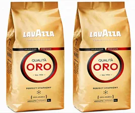 Кофе Lavazza Qualita Oro 1КГ. ЗЕРНО 2 штуки