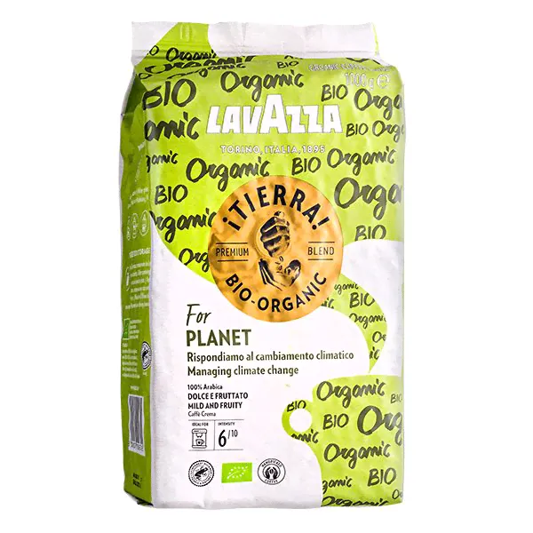 Кофе LAVAZZA TIERRA BIO-ORGANIC for PLANET 1 кг зерно 1 уп.х 6 шт.-0