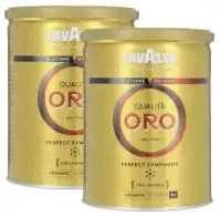 Кофе молотый Lavazza Qualita Oro, 250 г, металлическая банка, 2 уп