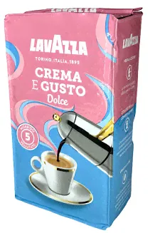 Lavazza Crema Gusto Dolce кофе молотый 250г в/у-0