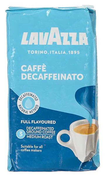 Кофе молотый Lavazza Decaffeeinato без кофеина, 250 гр.-0