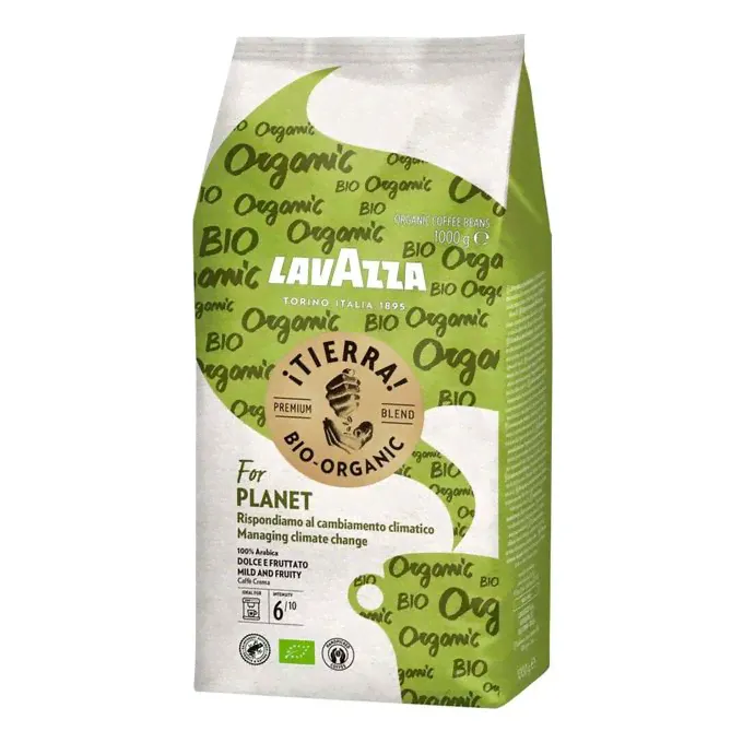 Кофе Lavazza Tierra Bio-Organic зерновой 1 кг