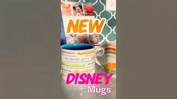 NEW DISNEY COFFEE MUGS YOU NEED 2 ADD 2 YOUR COLLECTION #disneyshorts