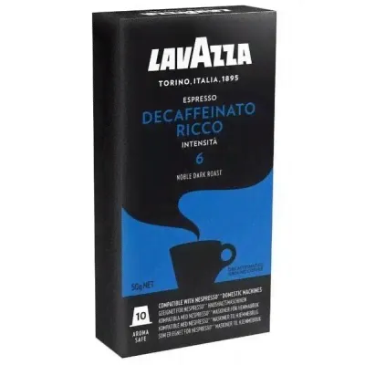 Кофейные капсулы Lavazza Espresso Decaffeinato Ricco