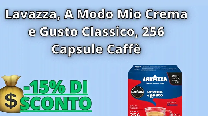 💰 -15% DI SCONTO!  Lavazza, A Modo Mio Crema e Gusto Classico, 256 Capsule Caffè