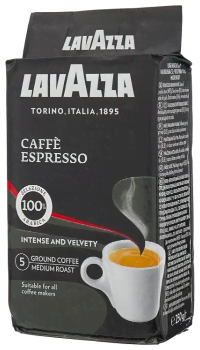 Кофе молотый Lavazza Caffe Espresso вакуумная упаковка, 250 г-2