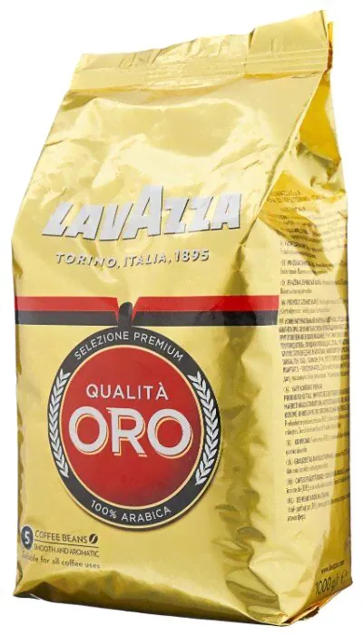 Кофе в зернах Lavazza Qualita Oro, арабика, 1000 г