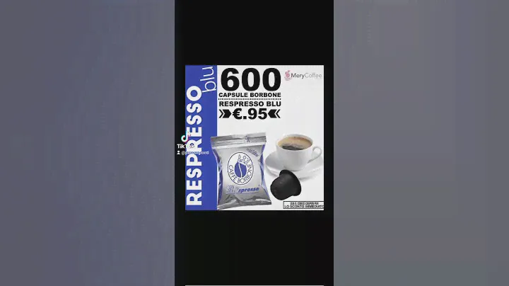 BORBONE NESPRESSO BLU