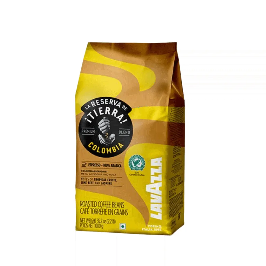 Кофе в зернах Lavazza La Reserva de !Tierra! Colombia / Лавацца Ла Резерва Де Тиерра Колумбия 1кг