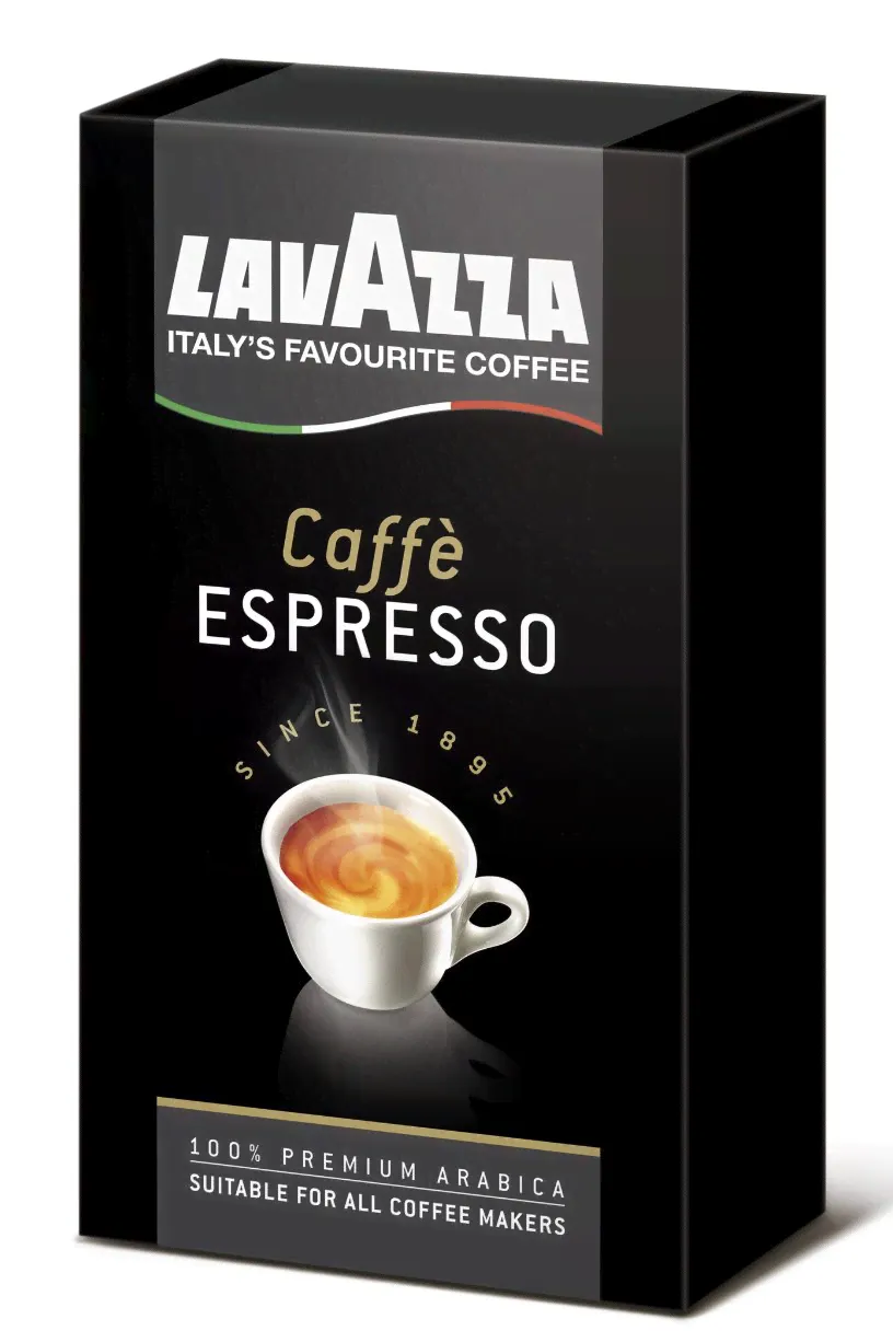 Молотый кофе Caffe Espresso, 250 г, Lavazza