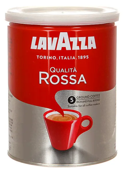 Кофе молотый Lavazza Rossa, 250 гр. (ж.б.)