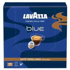 Кофе в капсулах Lavazza Blue Caffe Crema Lungo, интенсивность 7, 100 порций, 100 кап. в уп.