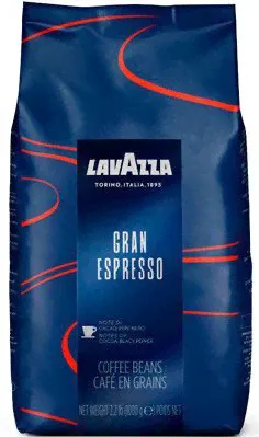Lavazza Gran Espresso кофе в зернах 1 кг пакет-0
