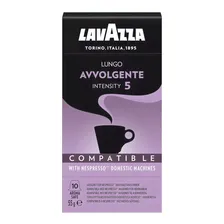 Кофе Lavazza Lungo Avvolgente в капсулах 5,5 г 10 шт