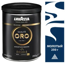 Кофе молотый Lavazza Qualita Oro Mountain Grown железная банка 250 грамм