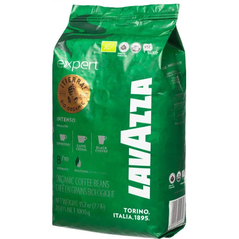 Кофе Lavazza Tierra Bio Organic Expert в зернах, 1кг-0