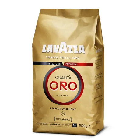 Кофе Lavazza Qualita Oro натуральный жареный в зернах, 1кг-2
