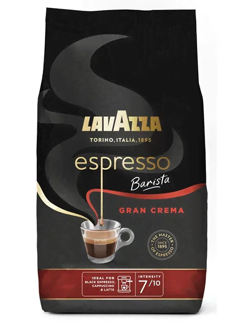 Кофе в зернах LAVAZZA "Barista Gran Crema" 1кг, вакуумная упаковка