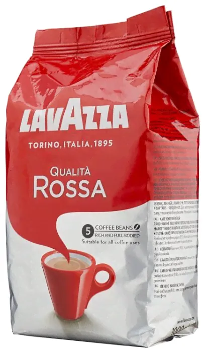 Кофе в зернах Lavazza Qualita Rossa 1 кг, средняя обжарка