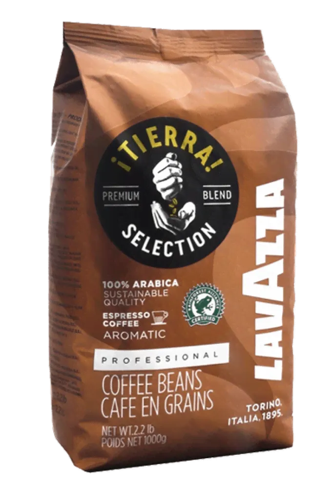 Lavazza Tierra, кофе в зернах, 1 кг-0