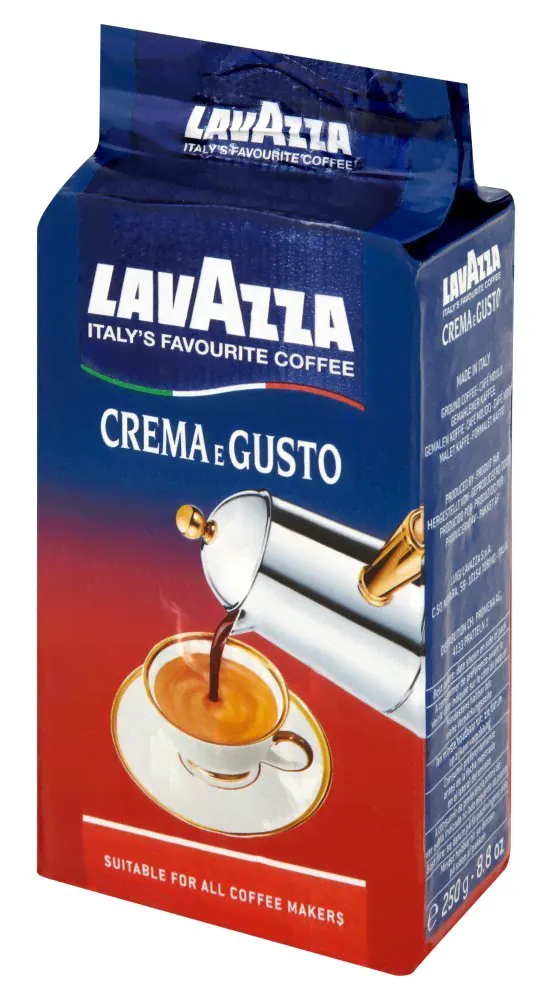 Молотый кофе Crema Gusto, 250 г, Lavazza