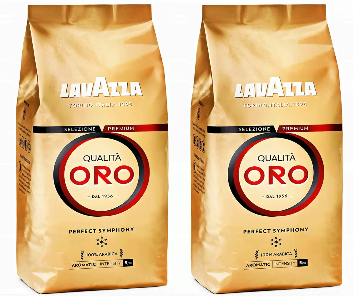 Кофе Lavazza Qualita Oro 1КГ. ЗЕРНО 2 штуки-0