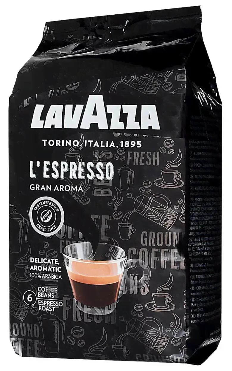 Lavazza Gran Aroma Espresso Bar кофе в зернах, 1 кг-0