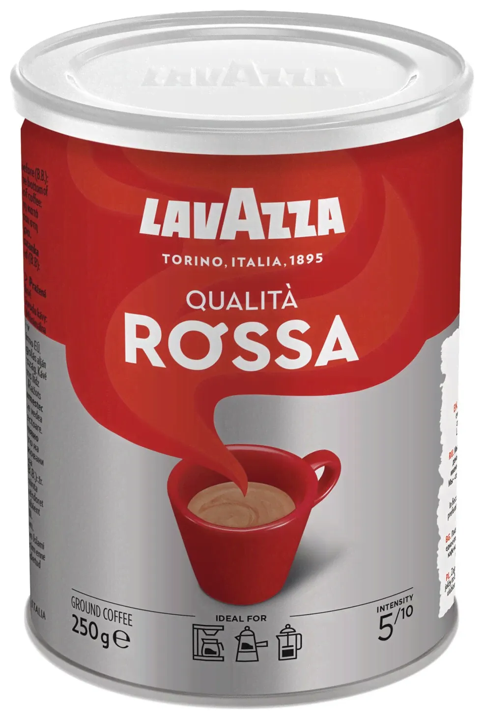 Lavazza Кофе молотый Lavazza "Qualita Rossa", 250 г, жестяная банка, 3593-2