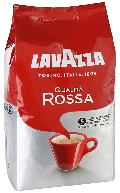 Lavazza Кофе Лавацца Квалита Росса (Lavazza Qualita Rossa) в зернах 1000 г-0
