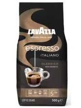 Кофе в зернах Lavazza Espresso Classica 500г в мягкой упаковке степень обжарки 5/10