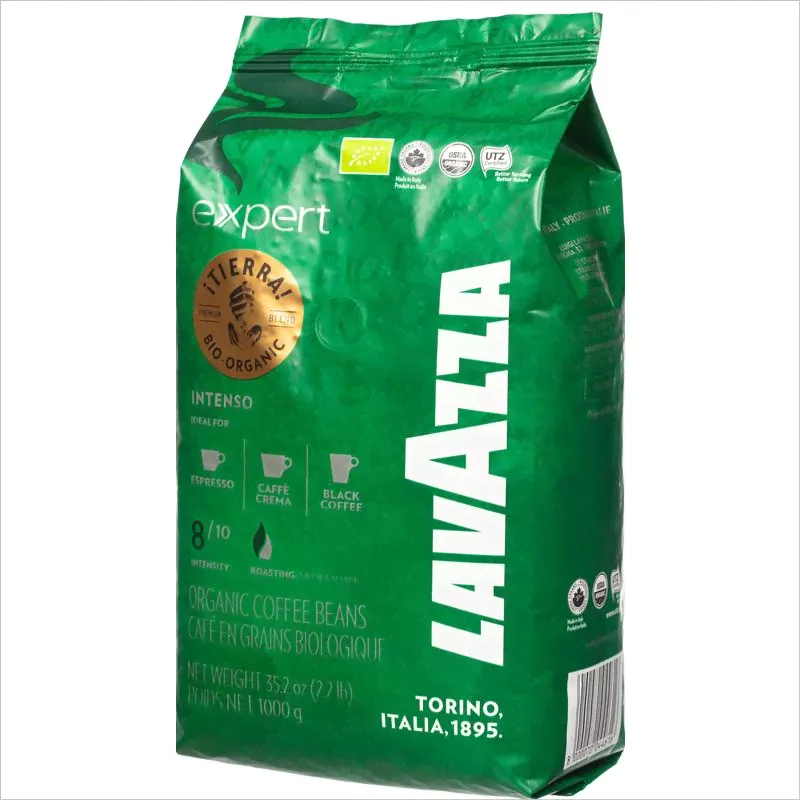 Кофе зерновой Lavazza Tierra Bio Organic Expert, 1 кг, пакет