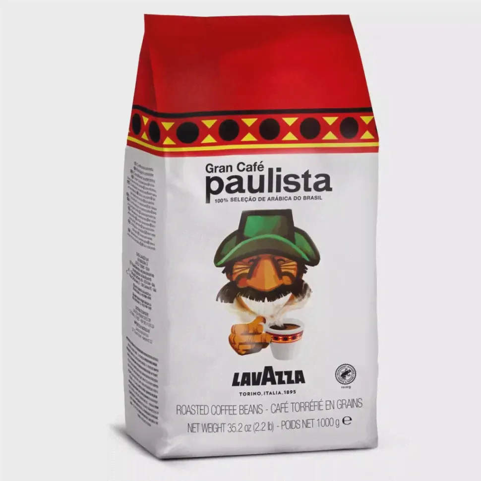 Кофе в зернах Lavazza Gran Cafe Paulista / Лавацца Гран Кафе Паулиста 1кг