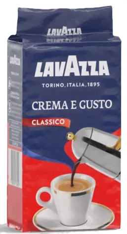 Молотый кофе Lavazza Crema e Gusto, 250 г-0