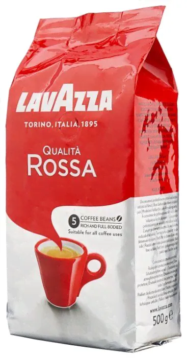 Кофе в зернах Lavazza Qualita Rossa, арабика/робуста, 500 г-2