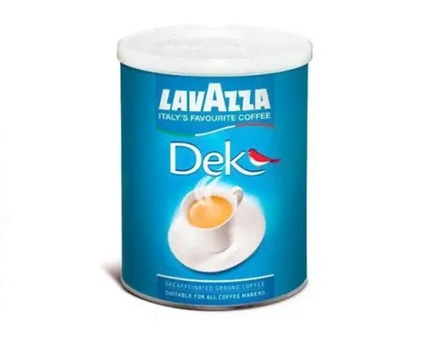 Кофе молотый LavAzza Caffe Decaffeinato, 250 г ж/б (Лавацца)-0