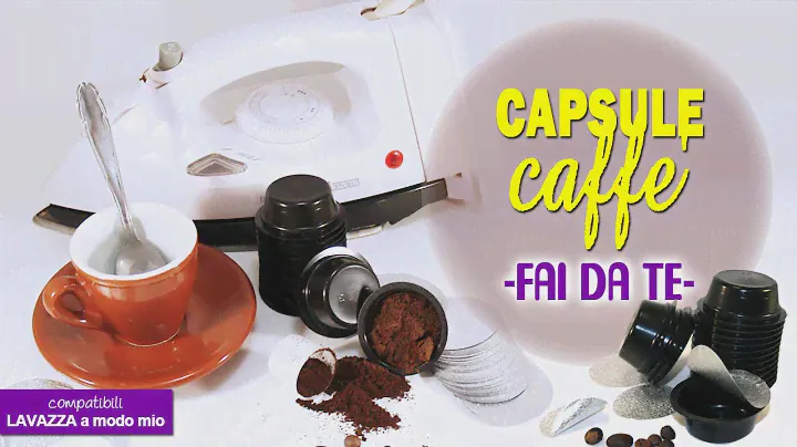 Capsule vuote compatibili "Lavazza a modo mio" | FAI DA TE con coperchio termoadesivo