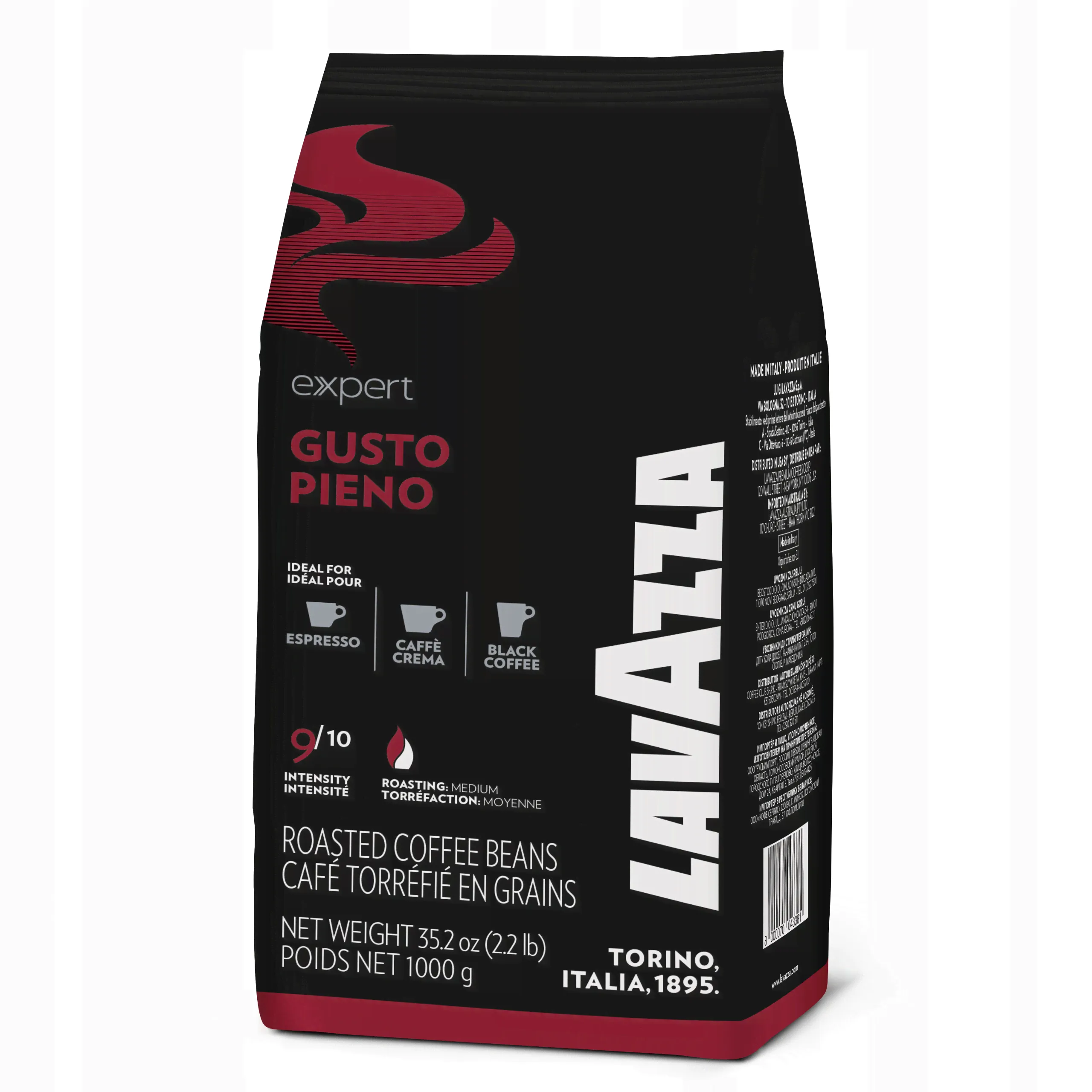Кофе в зёрнах LAVAZZA Gusto Pieno, 1 кг-0