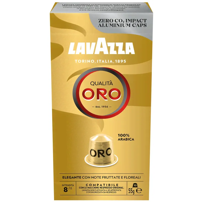 Кофе в капсулах Lavazza Эспрессо Квалито Оро, 10x5.5г