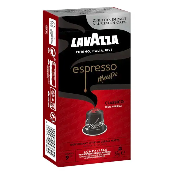 Кофе в капсулах Lavazza Espresso Maestro Classico (стандарт Nespresso), 10 шт.-0