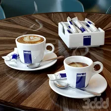 Чашки кофе Lavazza - Еда и напитки - 3D модель