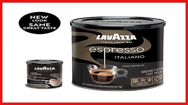 Lavazza Espresso Italiano Ground Coffee Blend, Medium Roast, 8-Oz Cans, Pack of 4 (Packaging May
