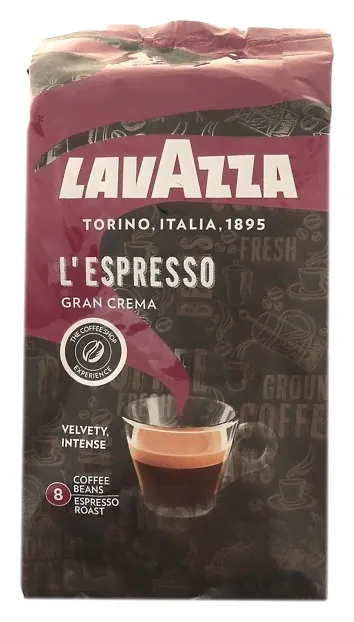 Lavazza Кофе Lavazza гран крема в зёрнах 1 кг-0