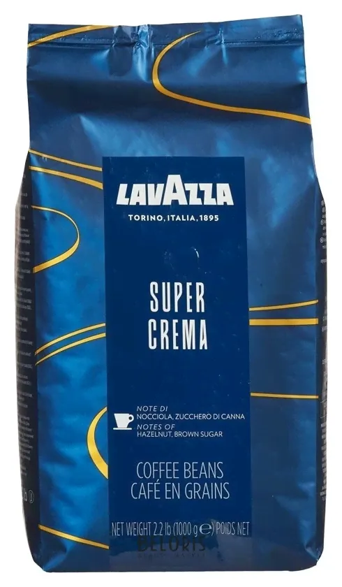 Lavazza Кофе в зернах Lavazza "Espresso Super Crema", 1000 г, вакуумная упаковка, 4202-3