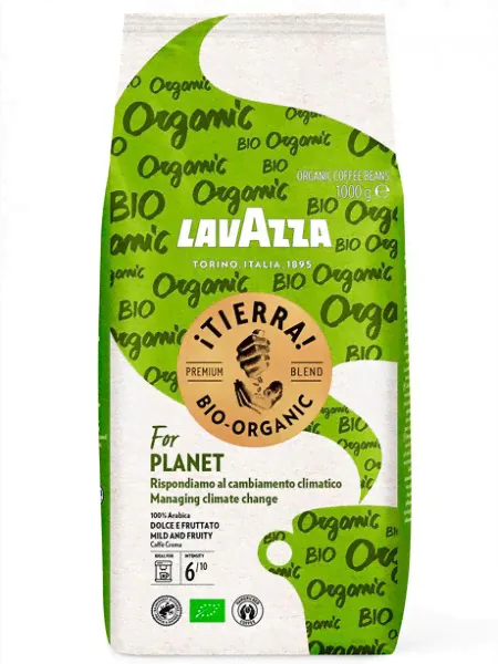 Lavazza Tierra Bio Organic For Planet кофе в зернах 1 кг