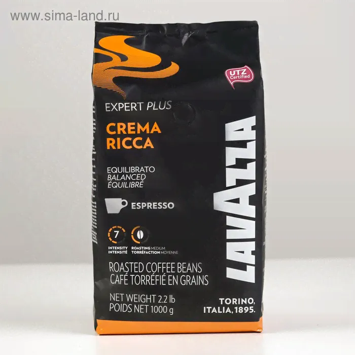 Кофе зерновой LAVAZZA ExpertLine «Крема Рикка», 1000 г-0