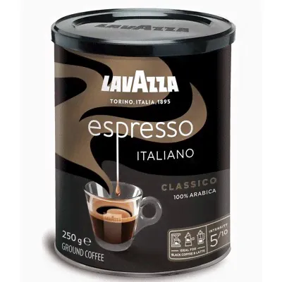 Кофе молотый LAVAZZA (Лавацца) Espresso в мет. банке, 250 гр.-0