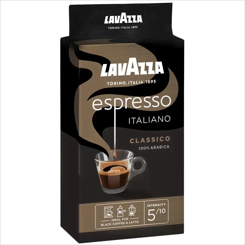 Кофе молотый Lavazza Caffe Espresso, 250г, вакуумная упаковка