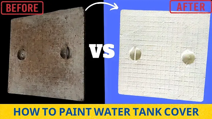 How to perfectly paint water tank cover - Water Tank cover restoration